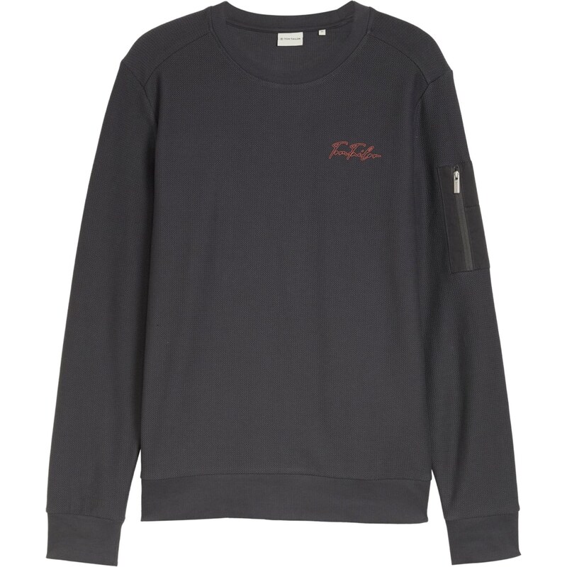 TOM TAILOR Mikina sépiová / antracitová 68382723