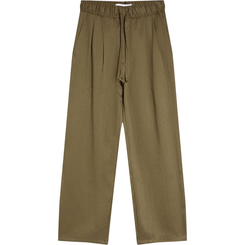 Bershka Nohavice RÚSTICO kaki 68382922