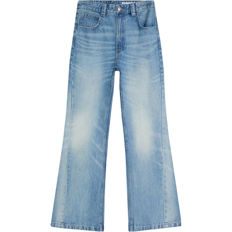 Bershka Džínsy modrá 68382937