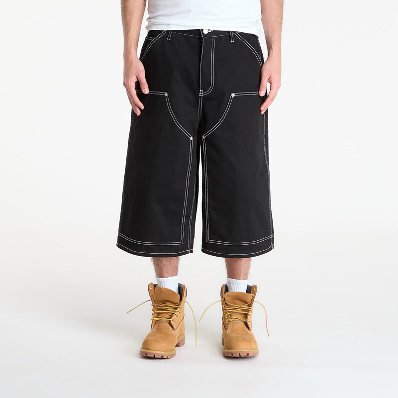 Šortky Awake NY Double Knee Jort Black 32 68380238
