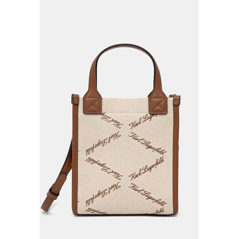 Dámska bavlnená crossbody kabelka Karl Lagerfeld K/VILLE 68383526