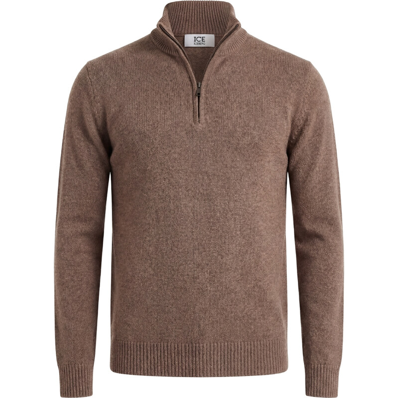 ICEBERG Half Zip Brown sveter 68380197