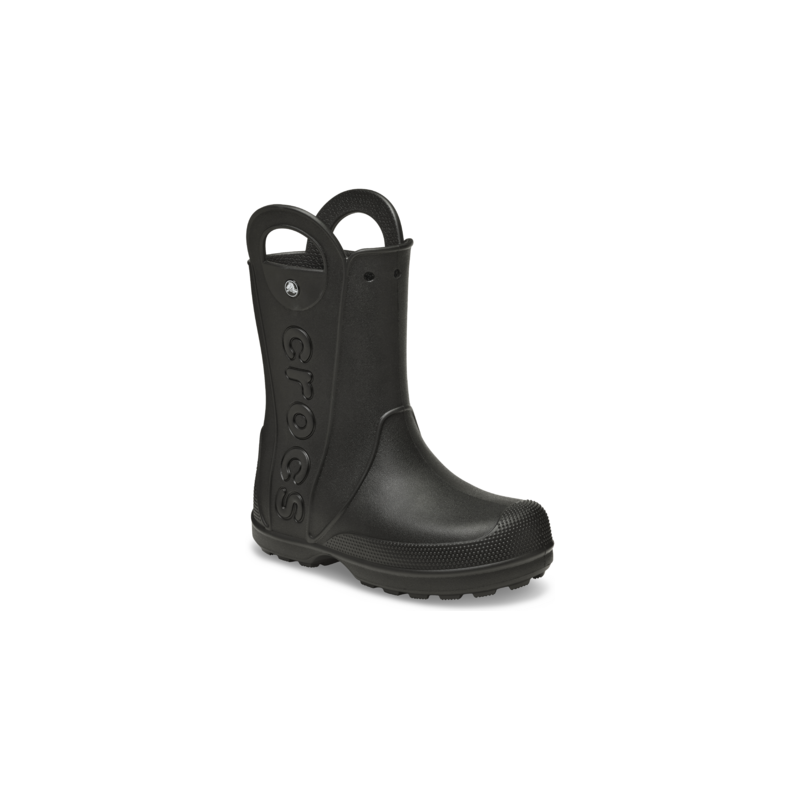 Detské čižmy Crocs HANDLE It Rain Boot čierna 68382146