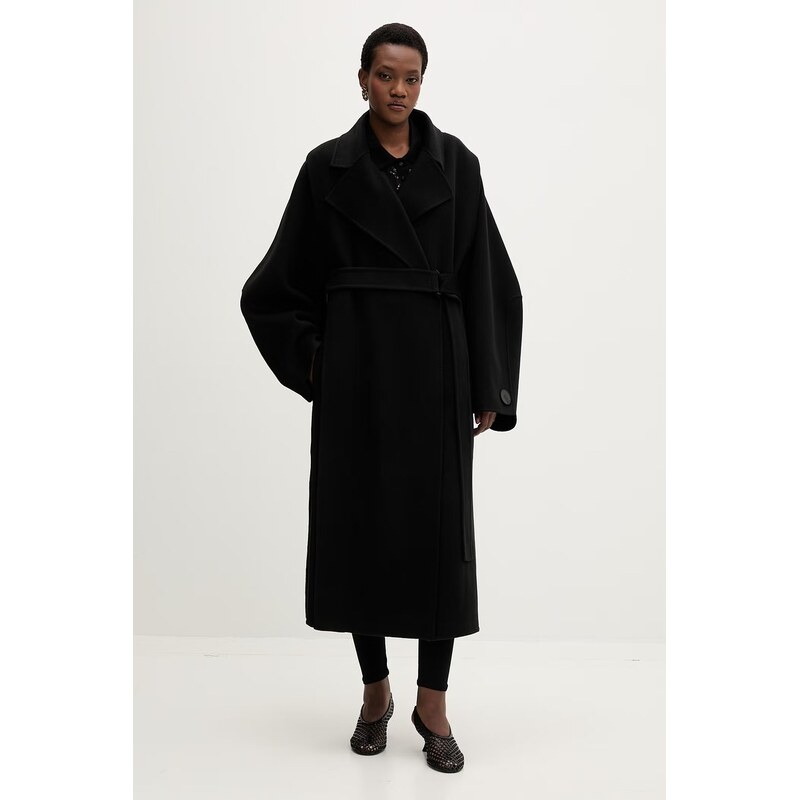 Vlnený kabát s kašmírom MMC STUDIO 65586306