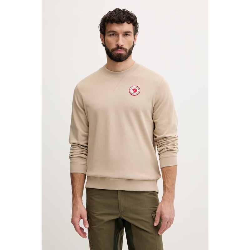 Fjallraven športová mikina pánska bavlnená 1960 Logo Badge Sweater 68383078