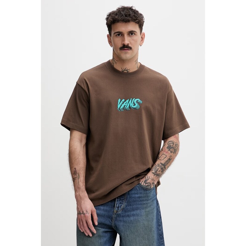 Pánske bavlnené tričko Vans 68383123