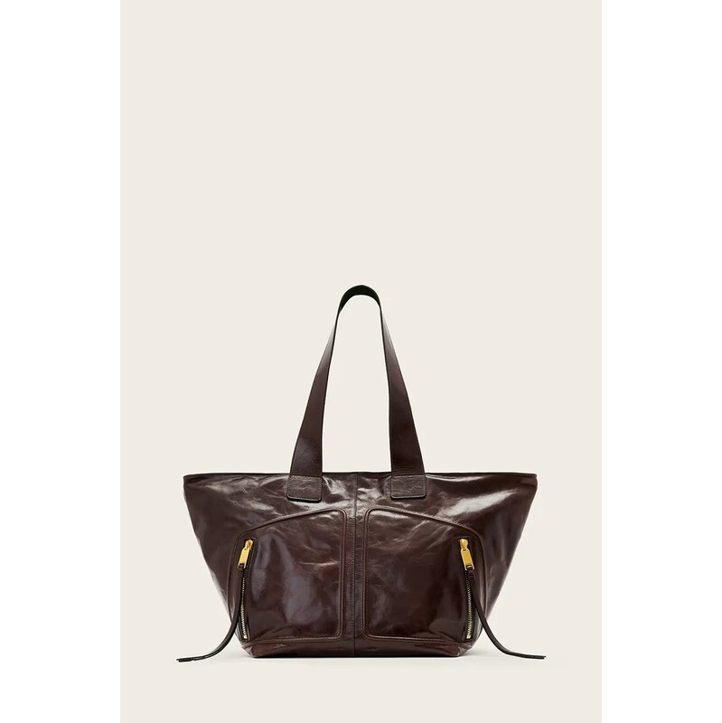 AllSaints Kabelka typu tote dámska kožená JEAN 68383141