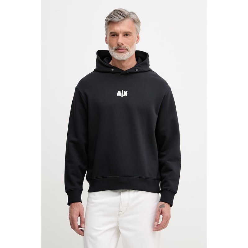 Armani Exchange mikina s kapucňou pánska bavlnená 68383209