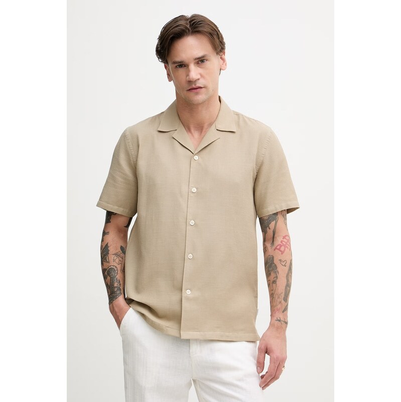 Pánska bavlnená košeľa Lindbergh 68383219