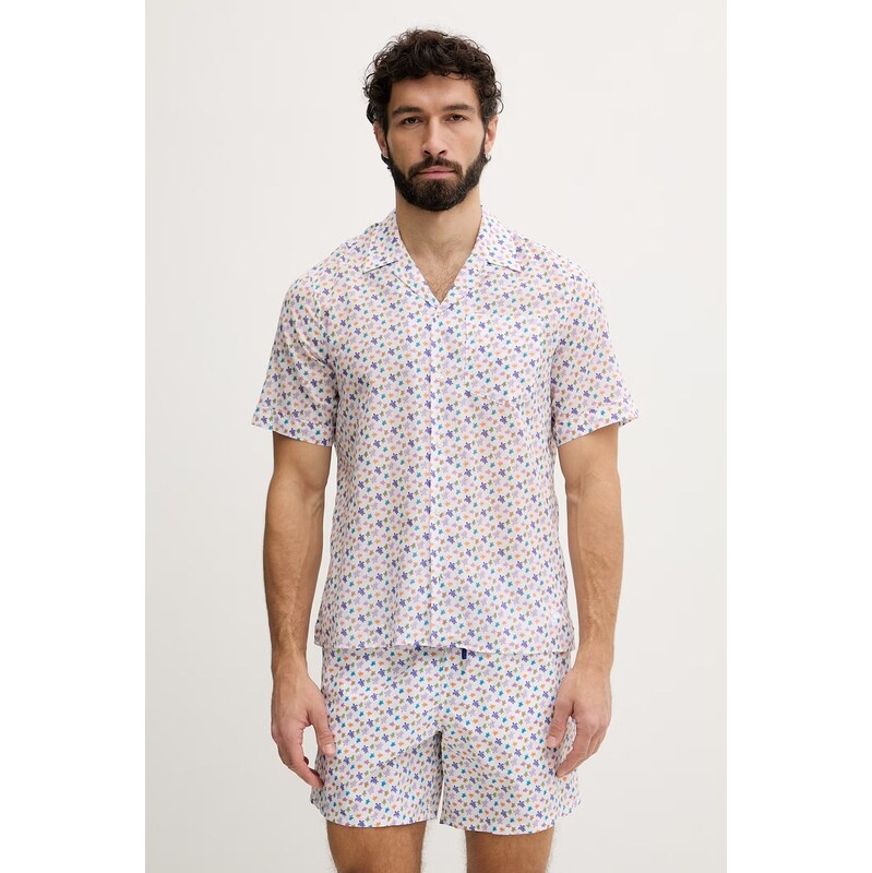 Vilebrequin košeľa pánska bavlnená CHARLI 68383270