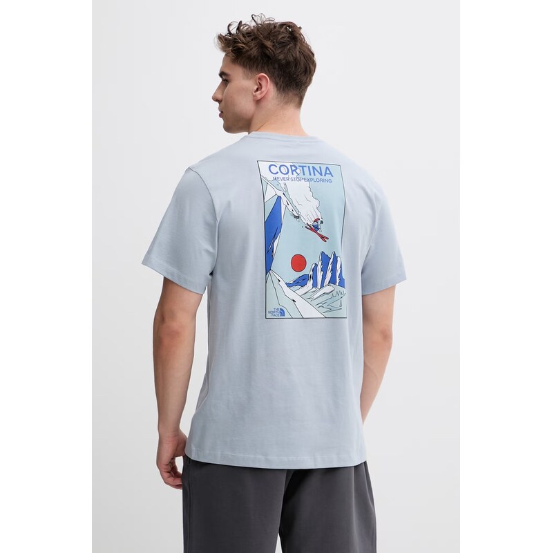The North Face tričko pánske bavlnené MOUNTAIN CELEBRATION 68383275
