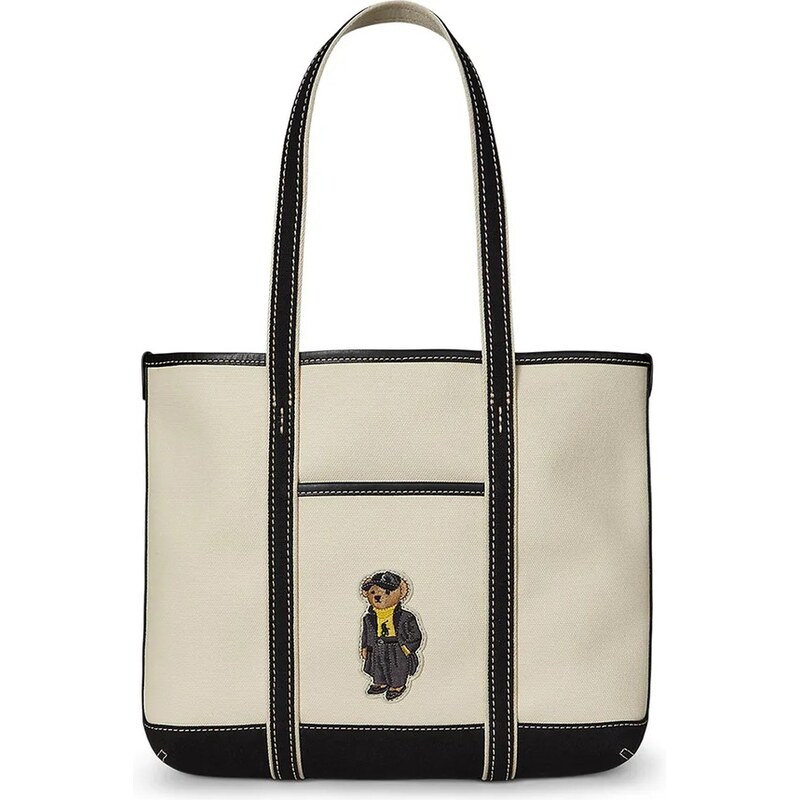 Polo Ralph Lauren kabelka typu shopper dámska bavlnená 68383340