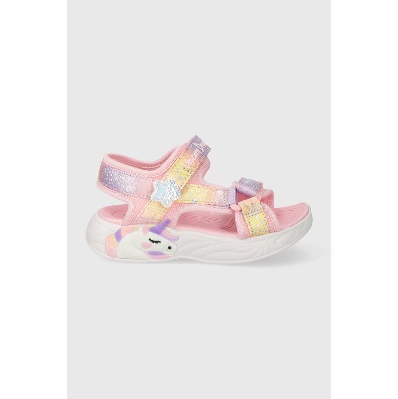 Detské sandále Skechers UNICORN DREAMS SANDAL MAJESTIC BLISS 68383059