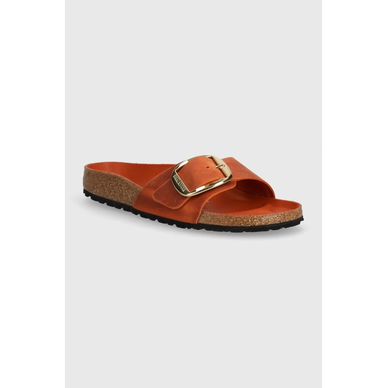 Nubukové šľapky Birkenstock Madrid Big Buckle 68383073