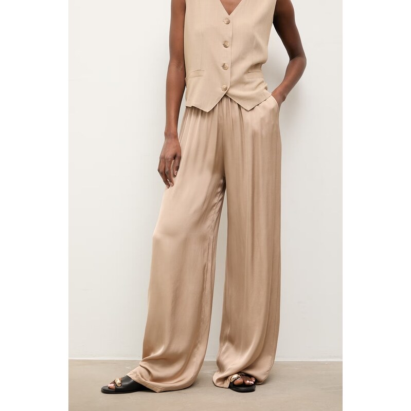 Answear.LAB nohavice dámske z viskózy 68383556