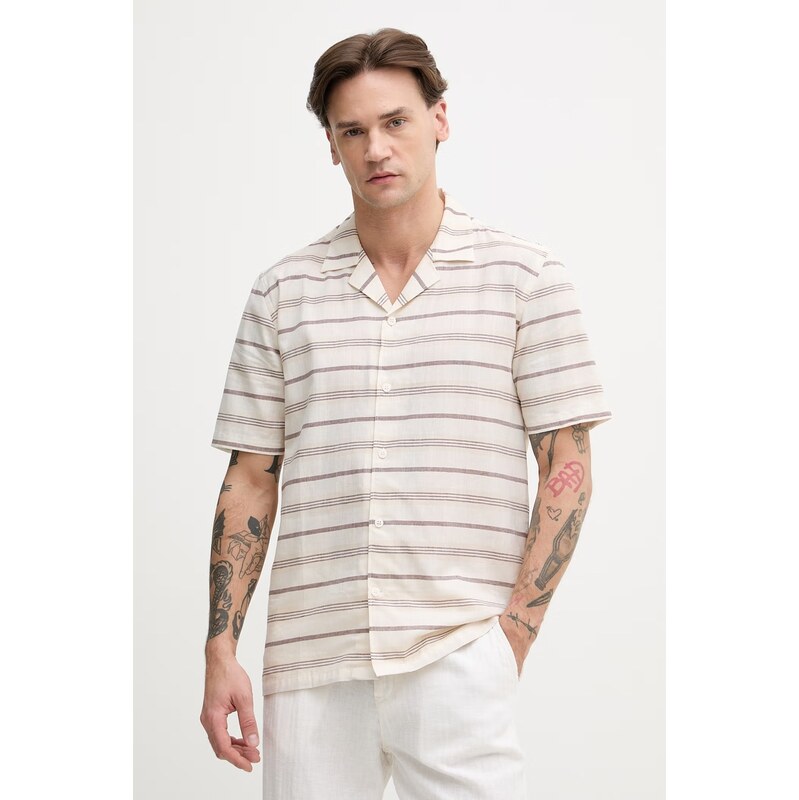 Lindbergh dámska košeľa s ľanom 68383215