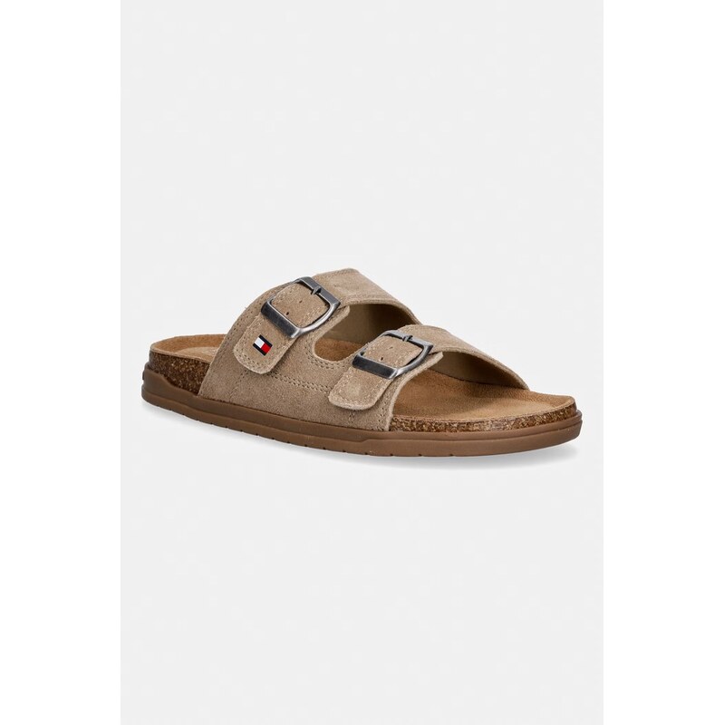 E-shop Tommy Hilfiger šľapky detské semišové