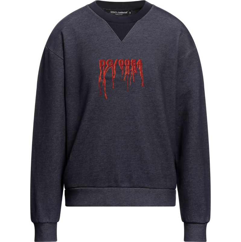 DOLCE & GABBANA Threads Detail Blue mikina 68383803