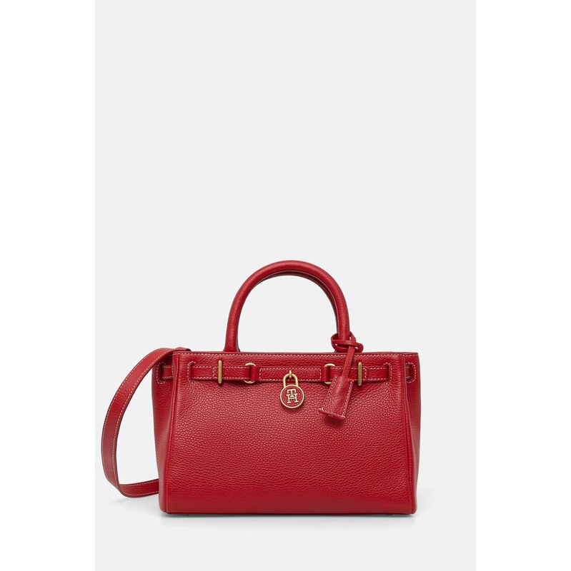 Tommy Hilfiger kabelka typu tote dámska kožená 68394484