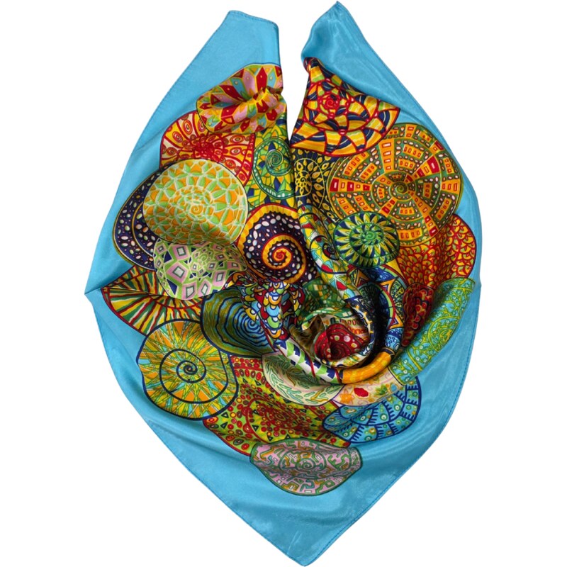 Katrins Fashion Šatka farebná s hodvábom 68388829