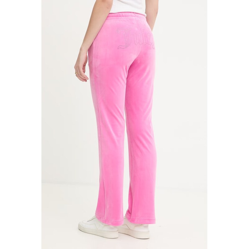 Juicy Couture teplákové nohavice dámske zamatové TINA COL OUT TR 68380374