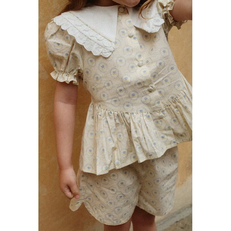 Detské bavlnené šortky Konges Sløjd COEUR SHORTS GOTS 68323956