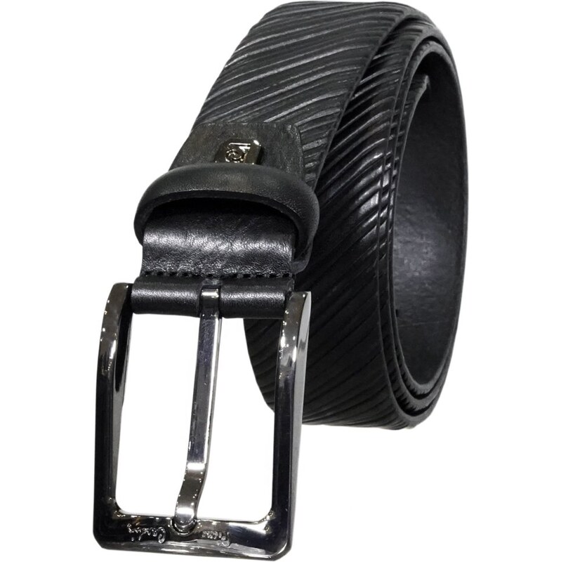 Kožený opasok PIERRE CARDIN GF 9009 Čierny 68400551