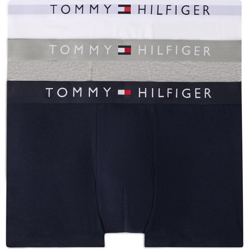 Tommy Hilfiger Underwear Boxerky námornícka modrá / sivá melírovaná / 49089997