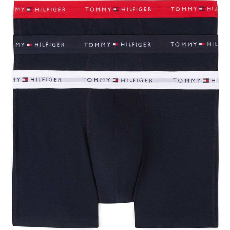 Tommy Hilfiger Underwear Boxerky Essentials červená / čierna / biela 68547449