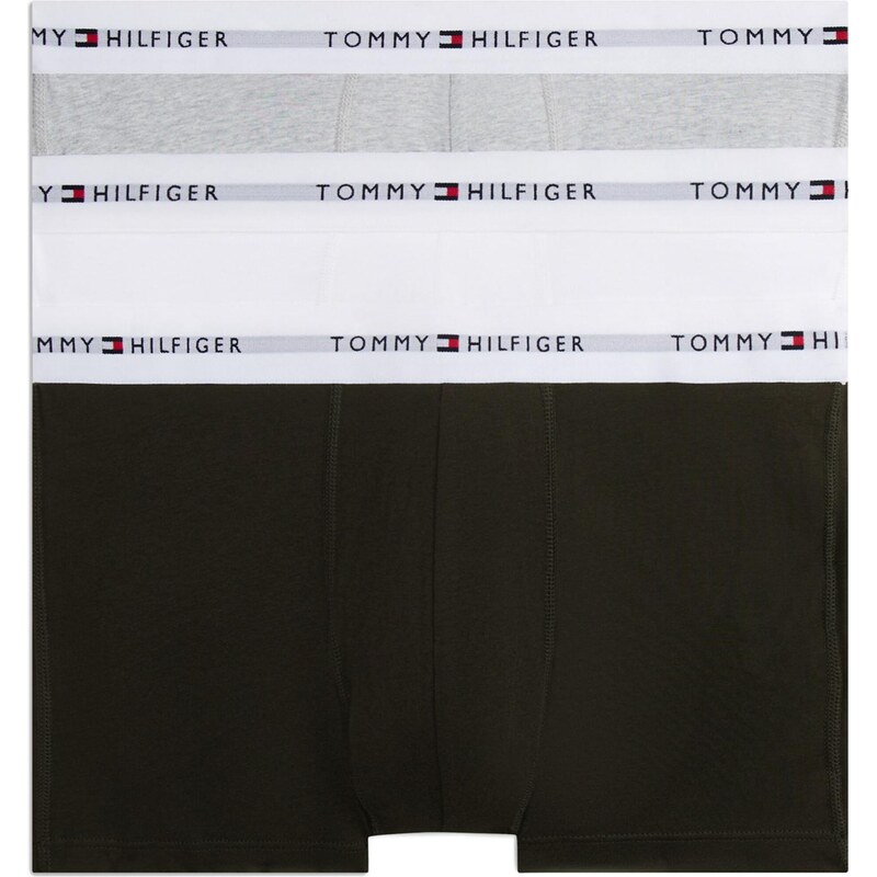 Tommy Hilfiger Underwear Boxerky Essential sivá melírovaná / čierna / 66858118