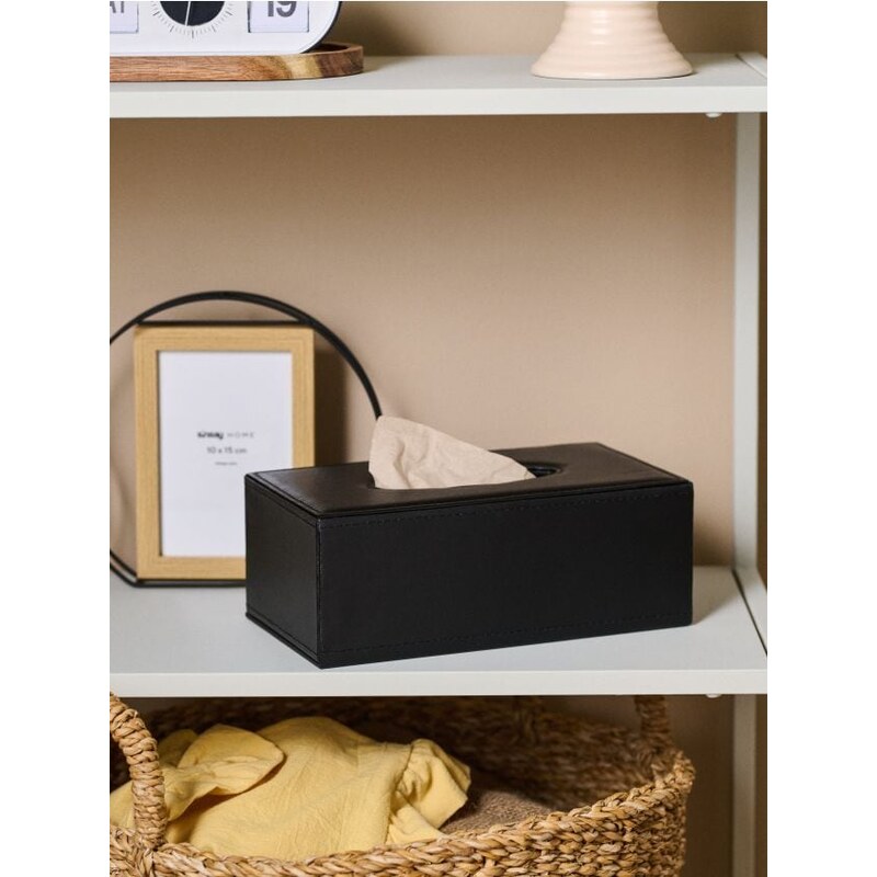 Sinsay - Kryt na papierové vreckovky - čierna 68394097