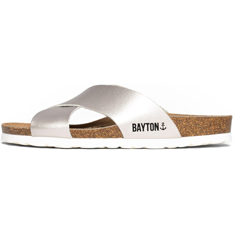 Bayton Šľapky GOMERA čierna / strieborná 68395179