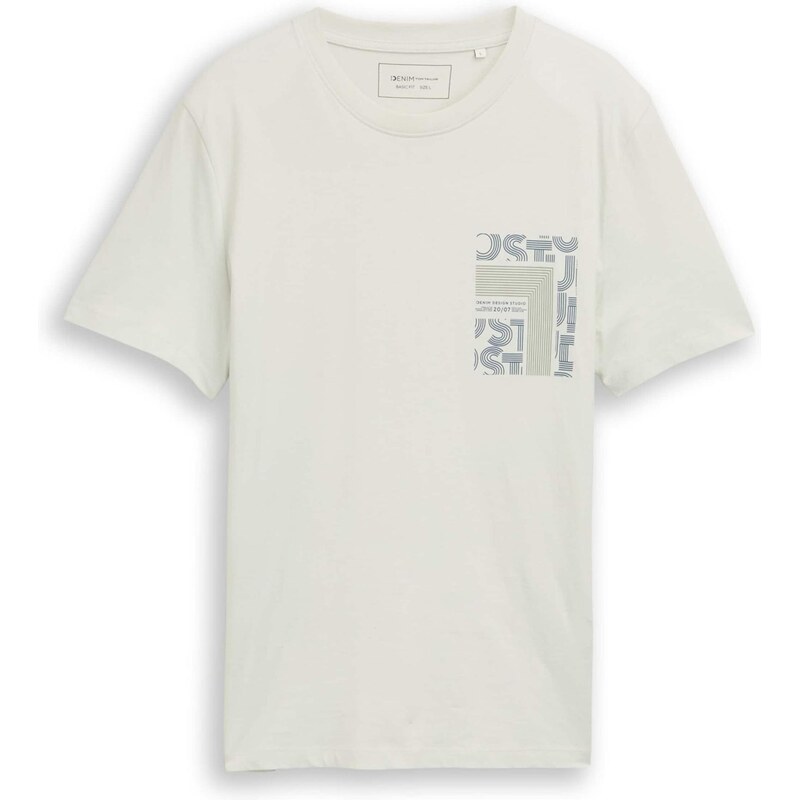 TOM TAILOR DENIM Tričko tmavomodrá / olivová / mätová 68395346