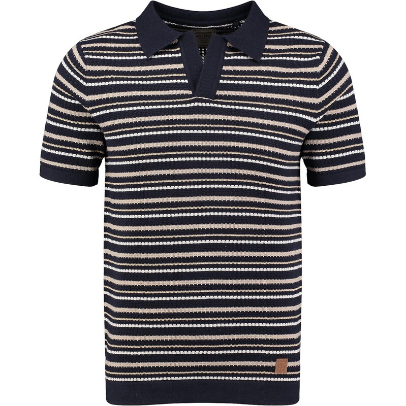 Key Largo Sveter Barcelona béžová / námornícka modrá / biela 68395366