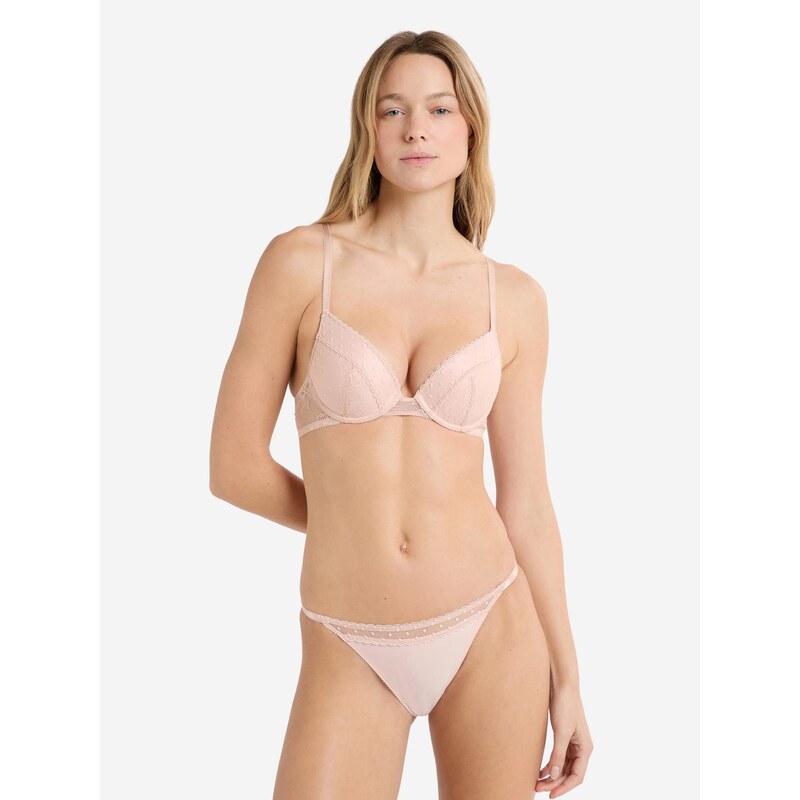 ETAM Nohavičky Plume rosé 68395372