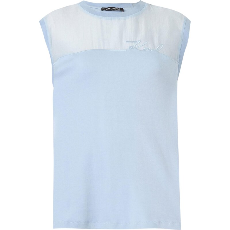 Karl Lagerfeld Tričko svetlomodrá 68395413