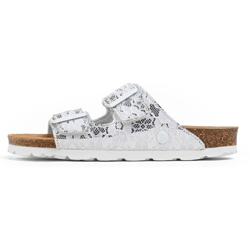 Bayton Šľapky Atlas Textil biela 68395440