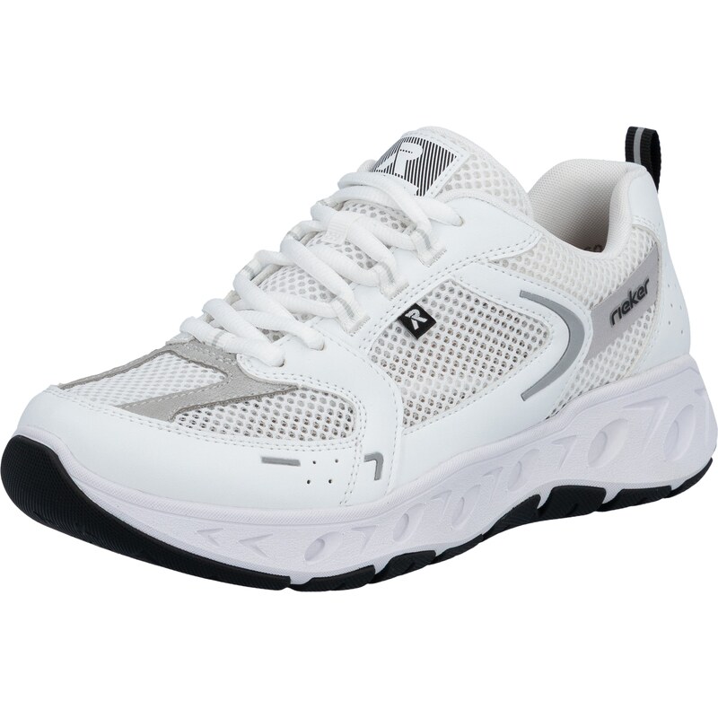 Rieker Nízke tenisky svetlosivá / biela 68398403