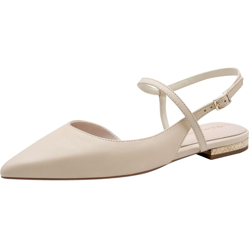 Tamaris Lodičky s otvorenou pätou béžová 68398606