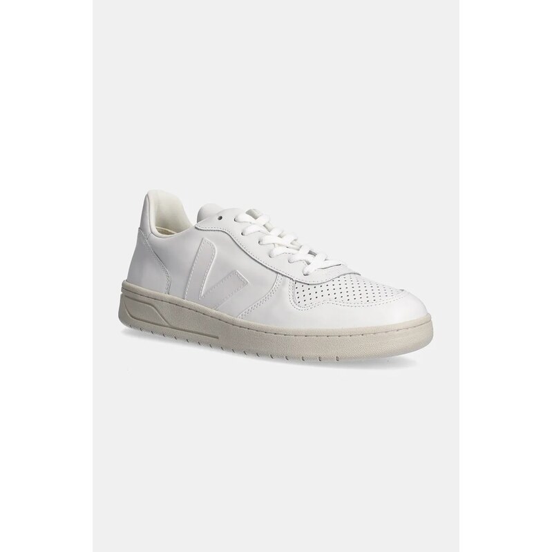 Kožené tenisky Veja V-10 Leather Extra-White 68398818