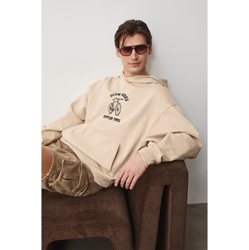 Medicine mikina s kapucňou pánska bavlnená 68398982