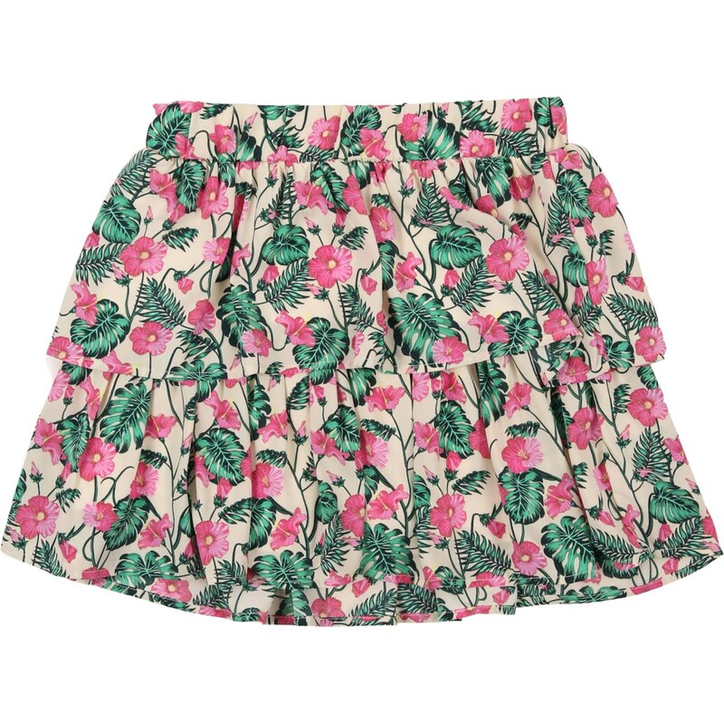 NAME IT Sukňa NKFVinaya smaragdová / cyklaménová / biela 68415246