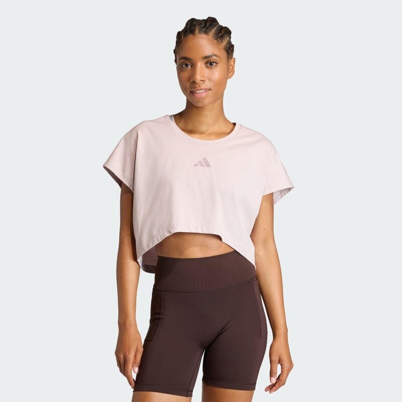 Adidas Tielko PrimeLift Workout Cropped Boxy 3-stripes 68399960
