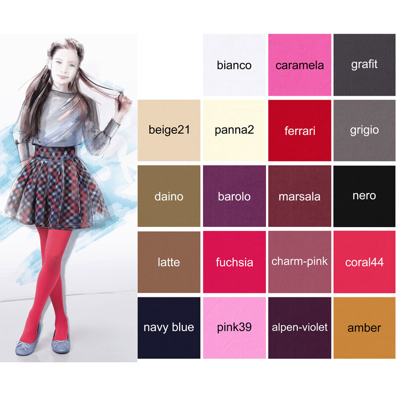 GATTA Pančuchové nohavice Rosabella bianco 104-110 49870279