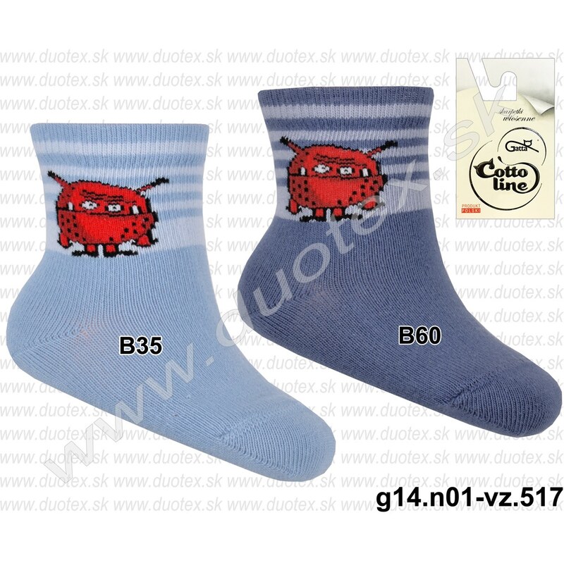 E-shop GATTA Kojenecké ponožky g14.n01-vz.517 B35 15-17(10-11)