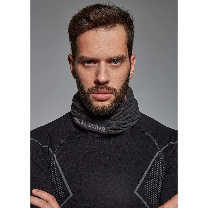 GATTA Nákrčník GA-Scarf-Miyabi01 grey-melange uni 49870979