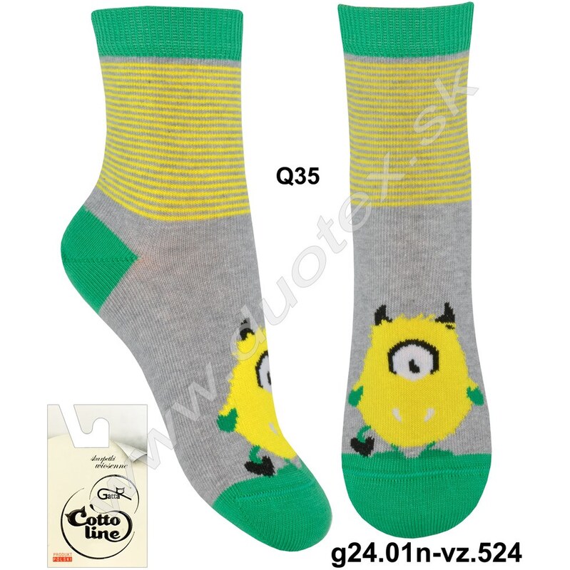 E-shop GATTA Detské ponožky g24.n01-vz.524 Q35 21-23(14-15)