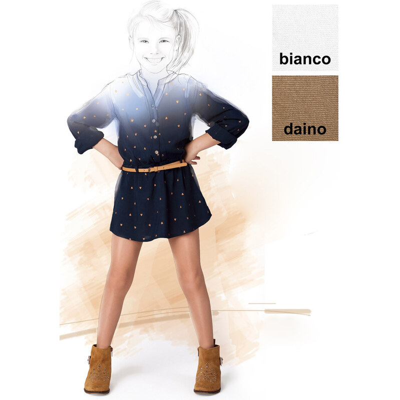 GATTA Pančuchové nohavice Mija bianco 116-122 49873652