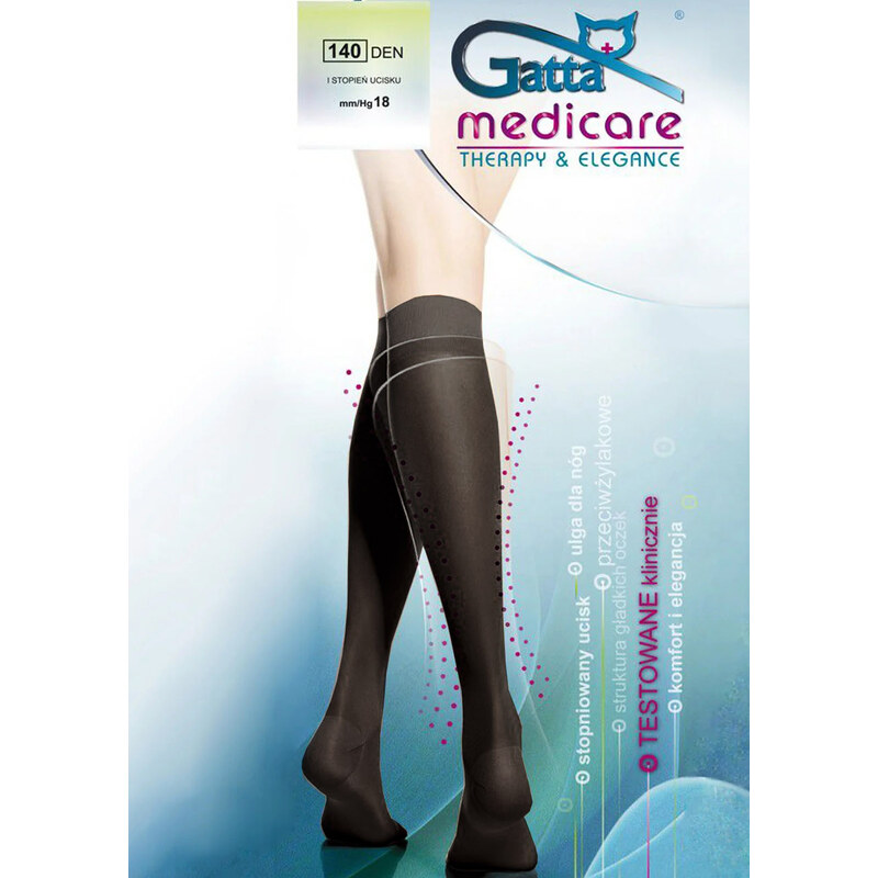 GATTA Sťahovacie podkolienky Medicare140-vz.00 nero 35-38(23-25) 49874049