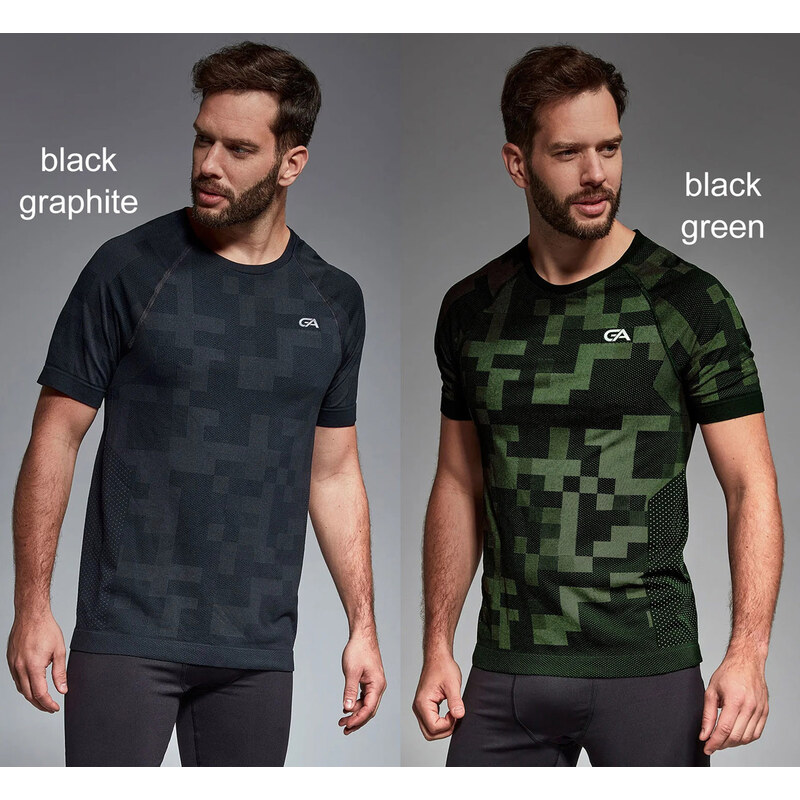 GATTA Pánske tričko T-shirt-men-breeze-01 black-graphite 2XL 49874061